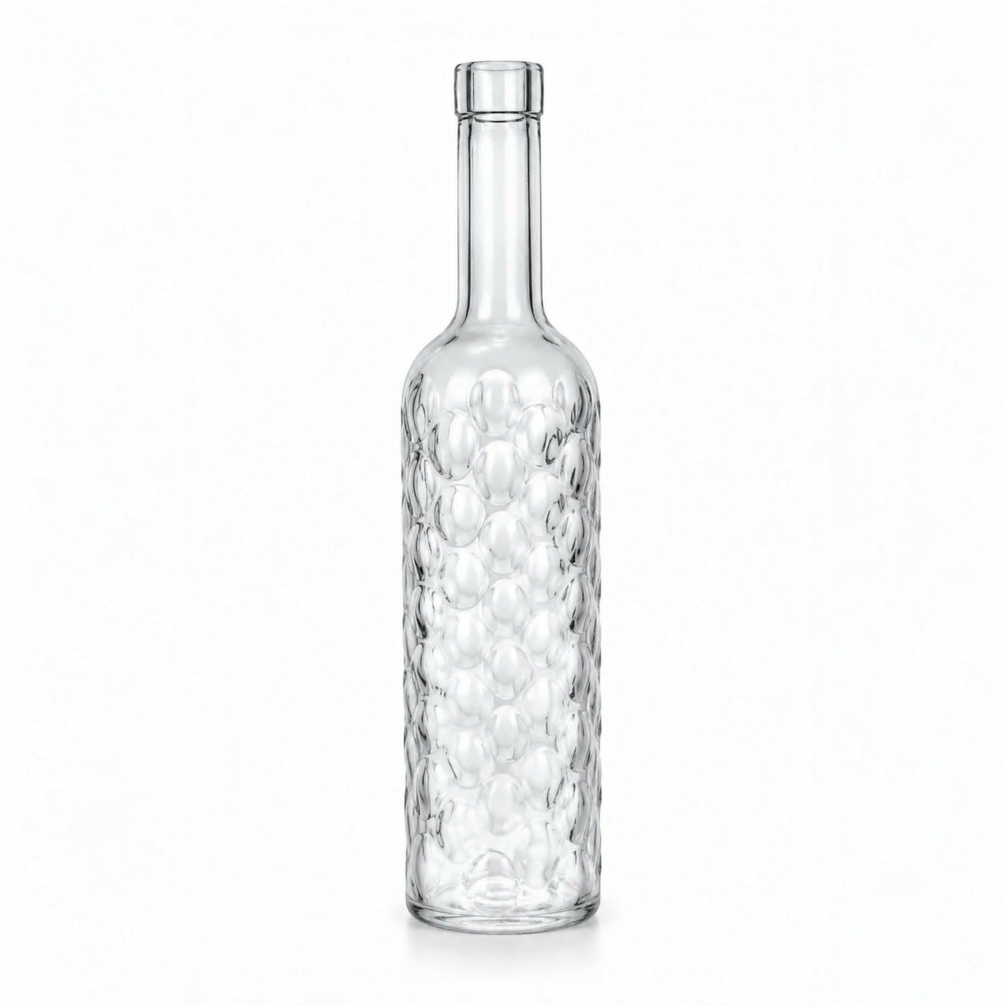 Bouteille en verre texturée 33cl