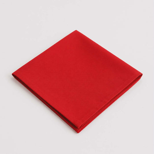 Location de serviette de table rouge 40x40 cm