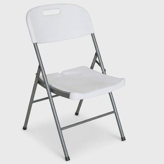 Chaise pliante blanche